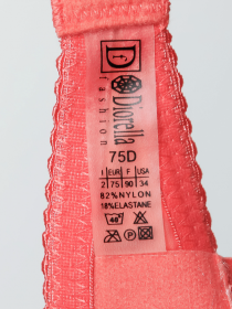 Бюстгальтер Diorella 33600D (  коралловый, D  6 шт. )