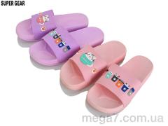 Шлепки, Super Gear оптом 01-757 mix