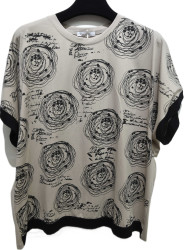 Футболки женские БАТАЛ оптом 73286591 7157-25