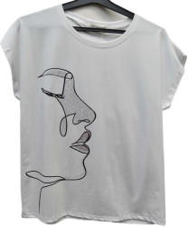 Футболки женские БАТАЛ оптом 04983156 305-25