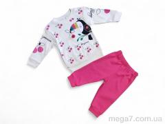 Пижама, Kids-modnik оптом 35652 малиновий реглан-штани