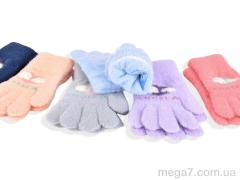 Перчатки, RuBi оптом 2512 (13см) хутро mix