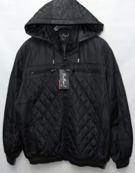 Куртки демисезонные мужские БАТАЛ (black) оптом 15976320 A-7-7