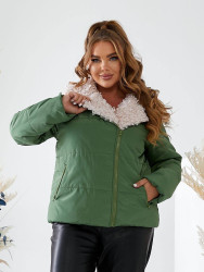 Куртки зимние женские БАТАЛ оптом 97346218 060-33