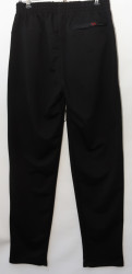 Спортивні штани чоловічі БАТАЛ (black) оптом  