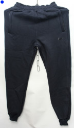 Спортивные штаны мужские на флисе (dark blue) оптом 74652103 01-1