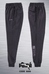 Спортивные штаны мужские (темно-серый) оптом 41379685 TR6666-5