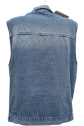 Жилетки джинсовые женские ПОЛУБАТАЛ оптом 08137925 2511-203