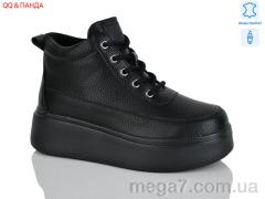 Ботинки, QQ&Панда оптом Y065 black k