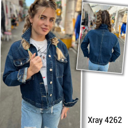 Куртки джинсовые женские XRAY оптом 38904215 4262-7