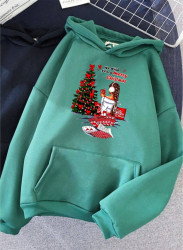 Худи женские на флисе оптом 86529407 728-143