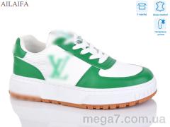 Кроссовки, Ailaifa оптом 2056 w.green