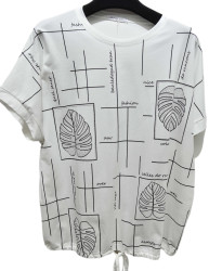 Футболки жіночі БАТАЛ оптом Kiss Me 