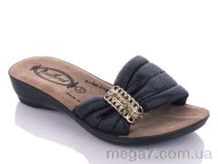 Шлепки, DeMur оптом K26-809 black (25-30)