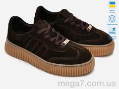 Кроссовки, Prime-Opt оптом Paradize K-М-500 коричневий замш