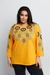 Лонгсливы женские БАТАЛ оптом 36702149 569-35