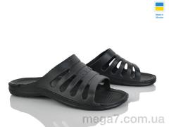 Шлепки, Rai shoes оптом Краб 207 чорний