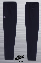 Спортивні штани чоловічі БАТАЛ (темно-синій) оптом