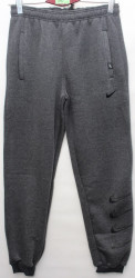Спортивные штаны мужские на флисе (gray) оптом 94870361 010-37