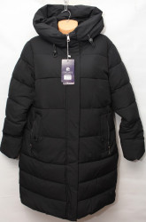 Куртки зимние женские INITIATE БАТАЛ (черный) оптом 54867321 2368-8