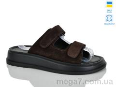Шлепки, Sali оптом 248 коричн.з.