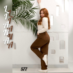 Джинсы БАГГИ ПОЛУБАТАЛ женские оптом 92806175 577-50