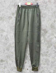 Спортивные штаны мужские (зеленый) оптом 59407638 11-138