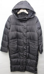 Куртки зимние женские QIANZHIDU ПОЛУБАТАЛ (grey) оптом 63902857 M012002-64