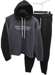 Спортивные костюмы женские на флисе оптом 58039276 123-7