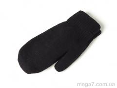 Варежки, RuBi оптом 8218 (хутро) black