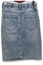 Спідниці джинсові жіночі БАТАЛ оптом DRAGON 