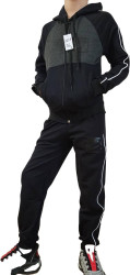 Спортивные костюмы подростковые (черный) оптом 69134278 01-10