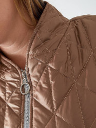 Бомберы женские БАТАЛ (мокко) оптом 35416927 059-5