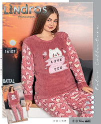 Ночные пижамы женские ПОЛУБАТАЛ оптом 21509764 16107-8