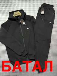 Спортивные костюмы мужские на флисе БАТАЛ оптом 07539641 23456-49