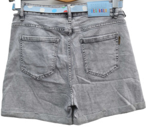 Шорты джинсовые женские DERUN БАТАЛ оптом 86291435 8139-160