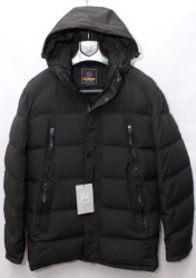 Куртки зимние мужские БАТАЛ (black) оптом 54281903 А2-12