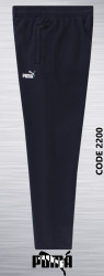 Спортивные штаны мужские на флисе (dark blue) оптом 21805639 2200-17