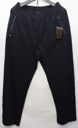 Спортивные штаны мужские БАТАЛ (black) оптом 47150983 QD-5-6