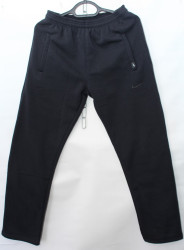 Спортивные штаны мужские на флисе (dark blue) оптом 48206351 06-27
