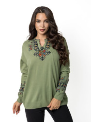 Джемперы вышитые женские оптом 57130642 76-58