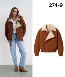 Дубленки женские оптом 65438271 6274-1