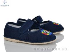 Тапки, Acorus оптом ACORUS Slippers Смайл синій