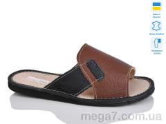Тапки, Lot Shoes оптом Кімнатні відкриті коричневий