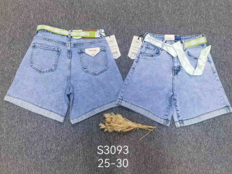 Шорты джинсовые женские оптом 42061753 S3093-1