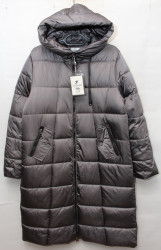 Куртки зимние женские YANUFEIZI  (серый) оптом 35982710 228-19