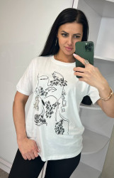 Футболки женские оптом 07614235 7184-6