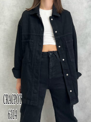 Куртки джинсовые женские CRACPOT оптом 50164892 6314-16