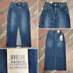 Юбки джинсовые женские MOON GIRL оптом 40673985 7627B-21