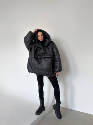Куртки зимние женские (черный) оптом 03215846 115-2
